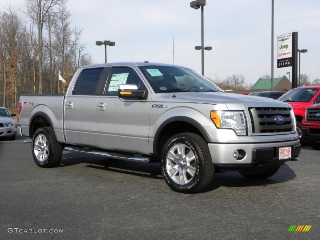 2010 F150 FX4 SuperCrew 4x4 - Ingot Silver Metallic / Black photo #1