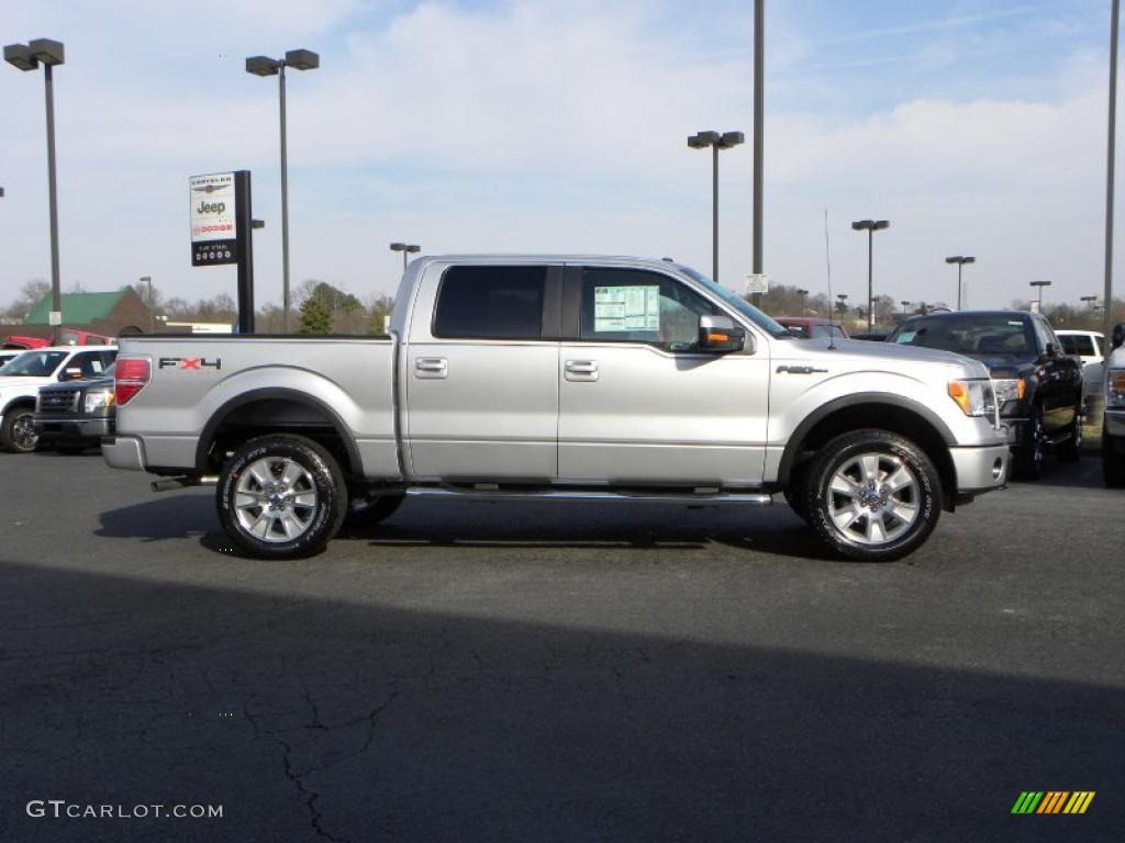 2010 F150 FX4 SuperCrew 4x4 - Ingot Silver Metallic / Black photo #2