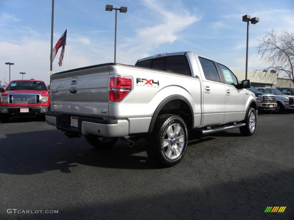 2010 F150 FX4 SuperCrew 4x4 - Ingot Silver Metallic / Black photo #3