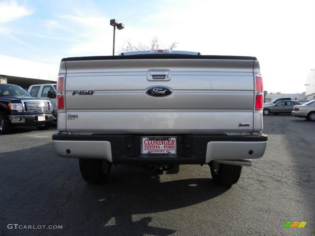 2010 F150 FX4 SuperCrew 4x4 - Ingot Silver Metallic / Black photo #4
