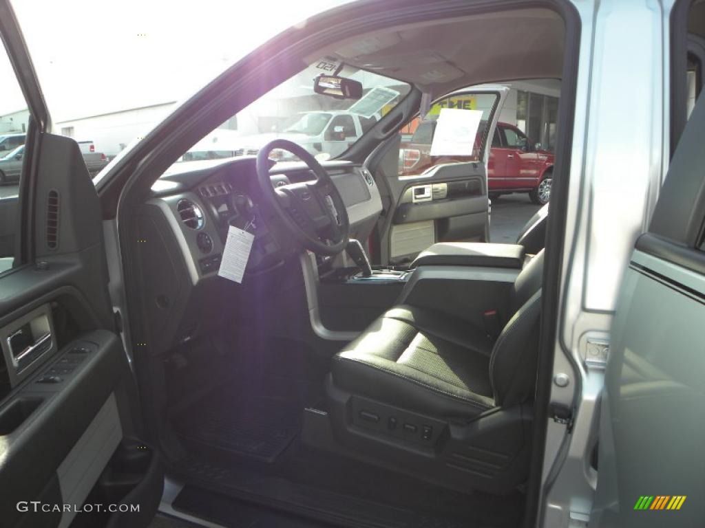 2010 F150 FX4 SuperCrew 4x4 - Ingot Silver Metallic / Black photo #8