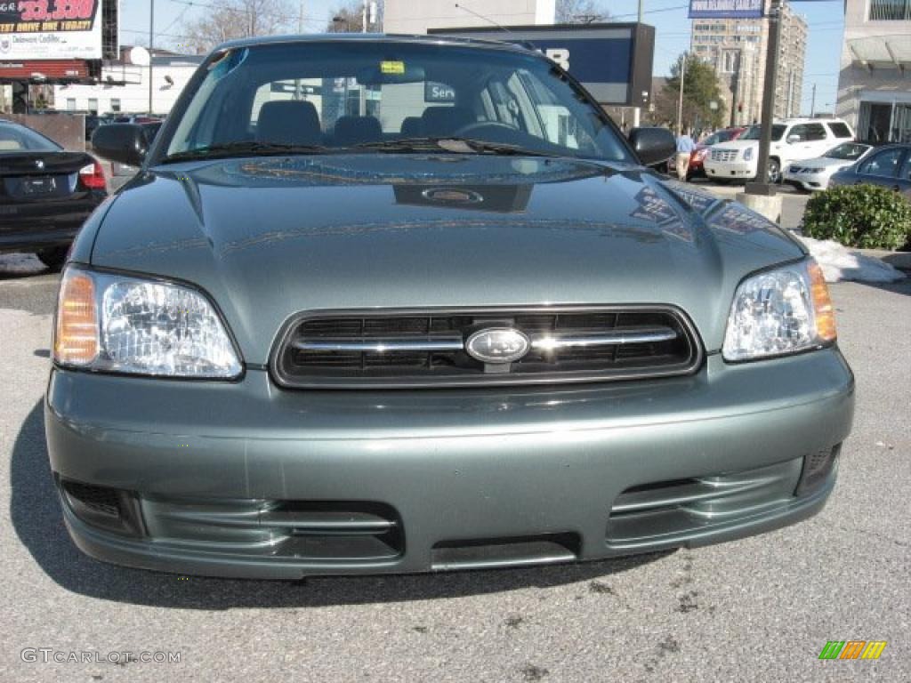 2001 Legacy L Sedan - Wintergreen Metallic / Gray photo #3