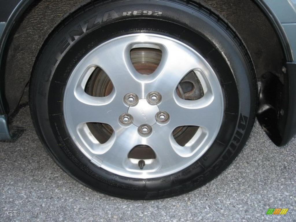 2001 Legacy L Sedan - Wintergreen Metallic / Gray photo #9