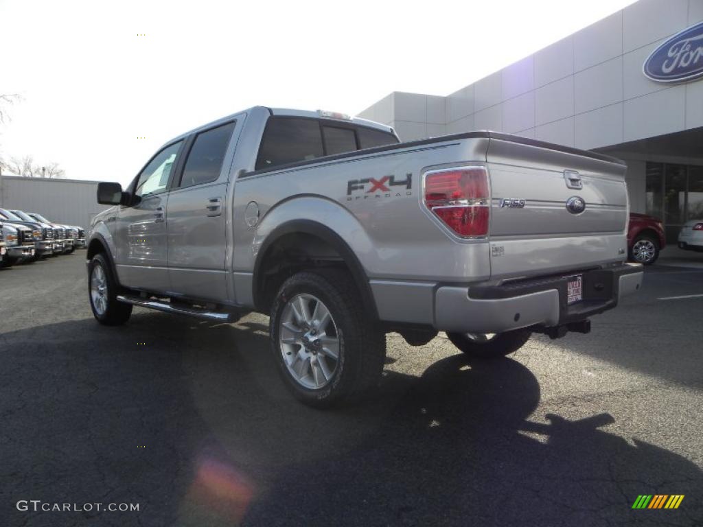 2010 F150 FX4 SuperCrew 4x4 - Ingot Silver Metallic / Black photo #30