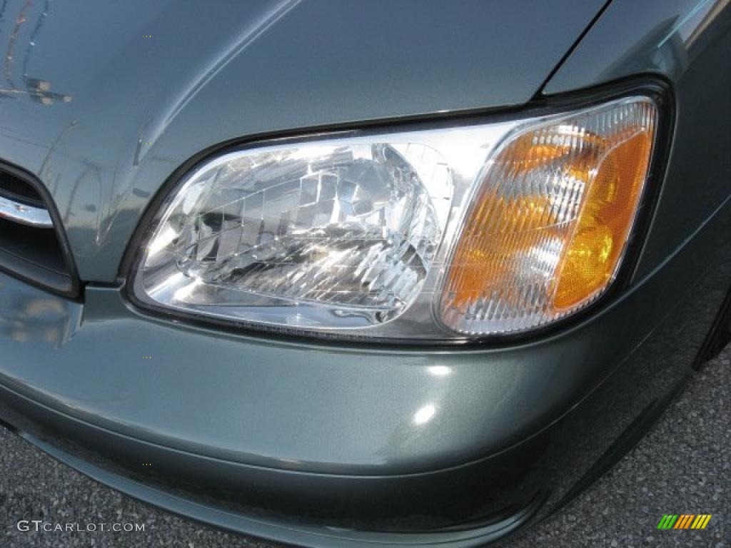 2001 Legacy L Sedan - Wintergreen Metallic / Gray photo #31