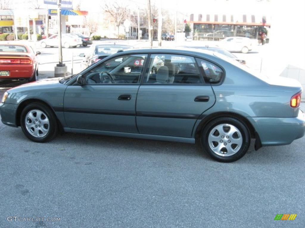 2001 Legacy L Sedan - Wintergreen Metallic / Gray photo #40