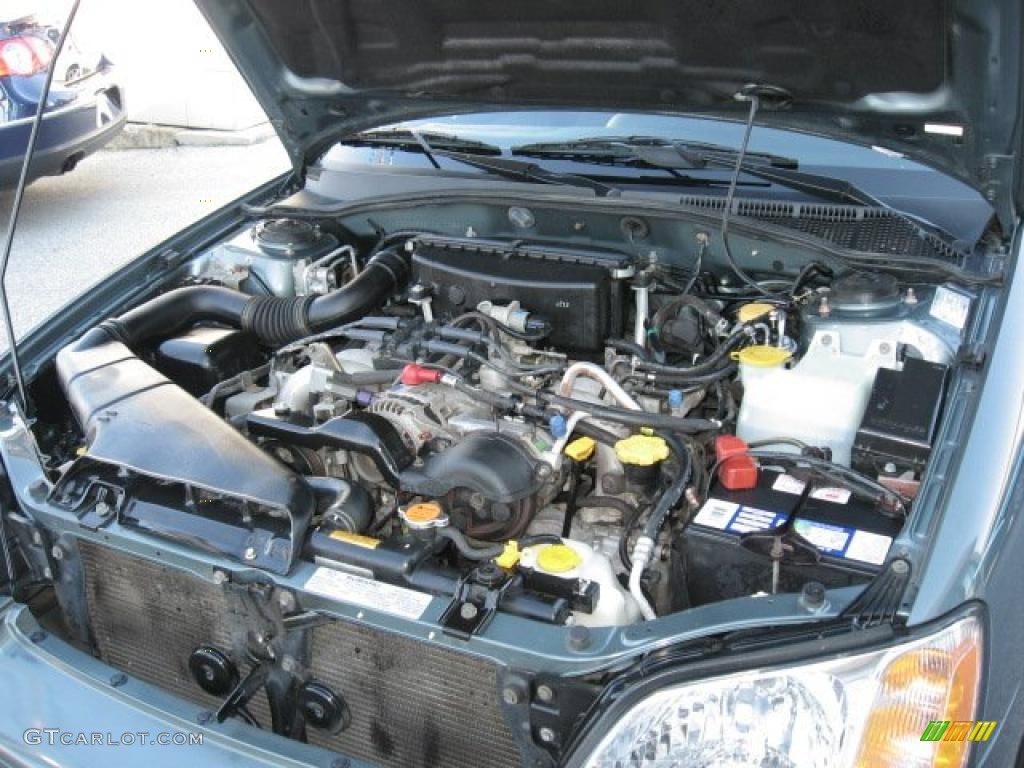 2001 Legacy L Sedan - Wintergreen Metallic / Gray photo #44