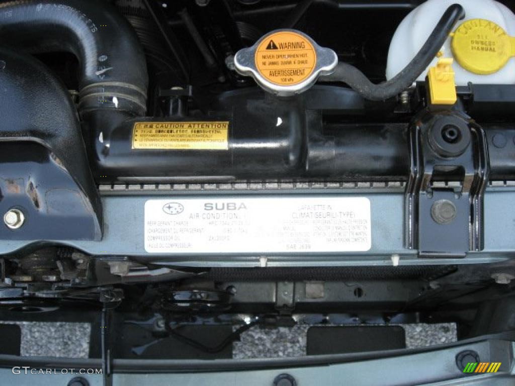 2001 Legacy L Sedan - Wintergreen Metallic / Gray photo #46