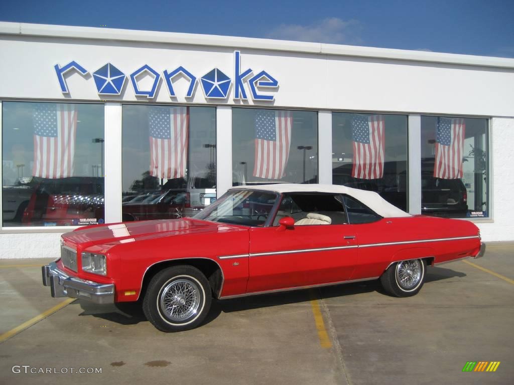 1975 Caprice Classic Convertible - Red / White photo #1