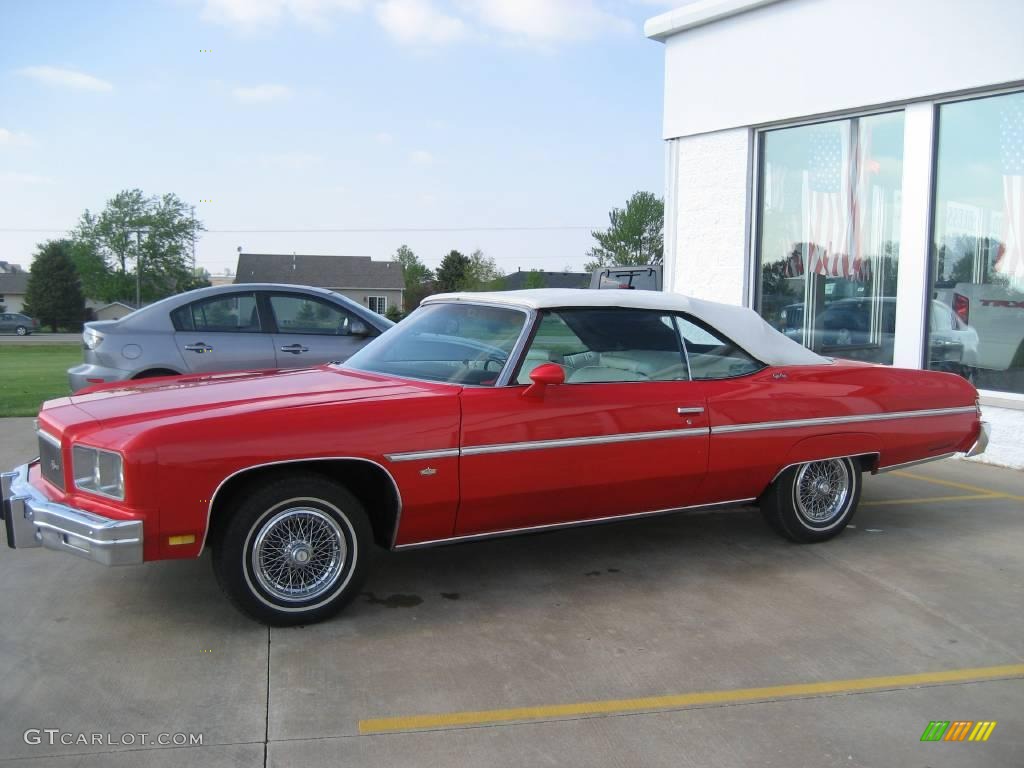 Red 1975 Chevrolet Caprice Classic Convertible Exterior Photo #26903824