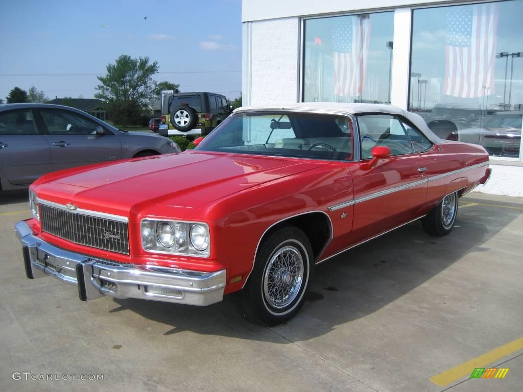 Red 1975 Chevrolet Caprice Classic Convertible Exterior Photo #26903848