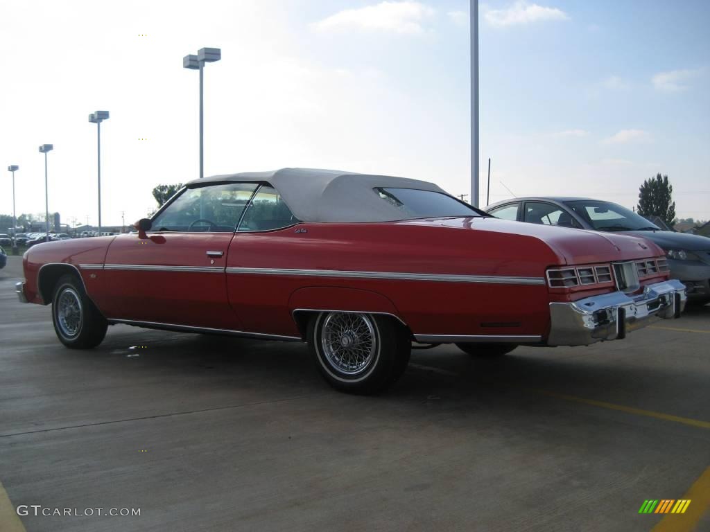 1975 Caprice Classic Convertible - Red / White photo #16