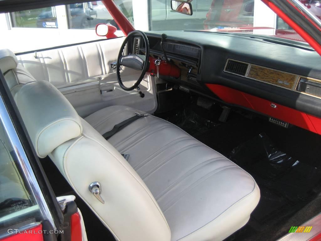 White Interior 1975 Chevrolet Caprice Classic Convertible Photo #26904136
