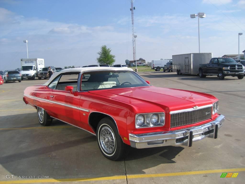 Red 1975 Chevrolet Caprice Classic Convertible Exterior Photo #26904156
