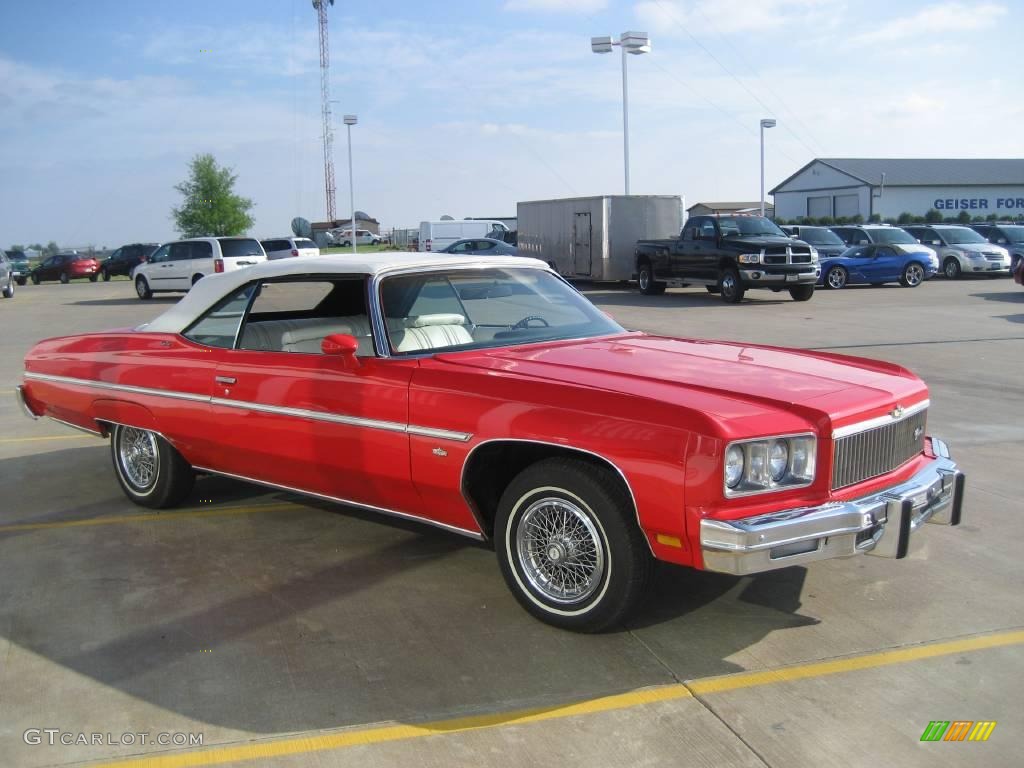 1975 Caprice Classic Convertible - Red / White photo #20