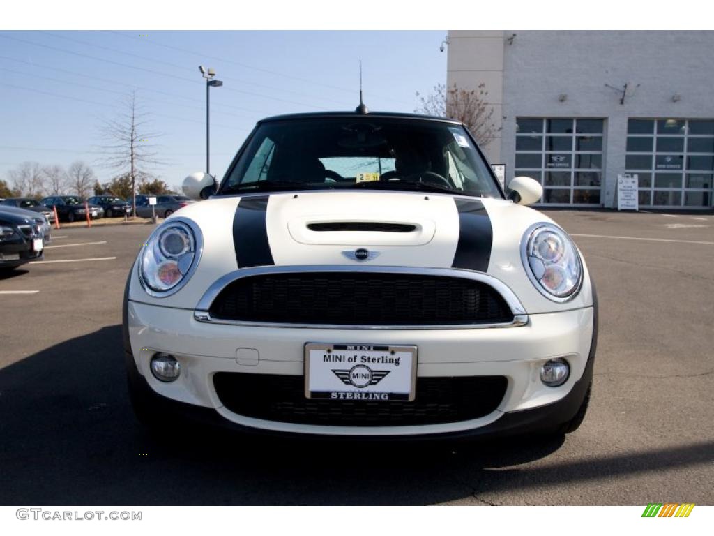 2009 Cooper S Convertible - Pepper White / Black/Rooster Red photo #1