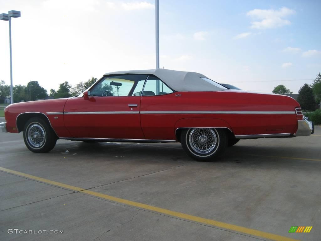 1975 Caprice Classic Convertible - Red / White photo #26