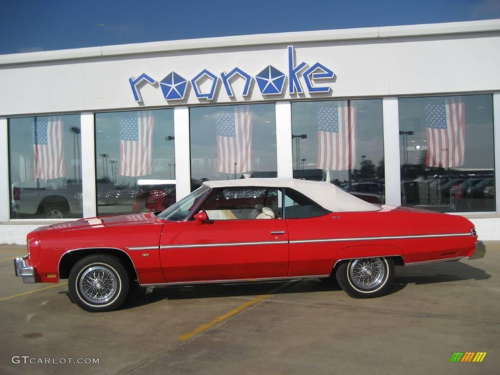 1975 Caprice Classic Convertible - Red / White photo #28