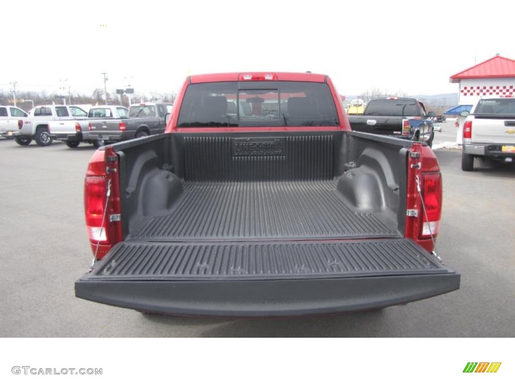 2009 Ram 1500 SLT Quad Cab 4x4 - Inferno Red Crystal Pearl / Dark Slate/Medium Graystone photo #9