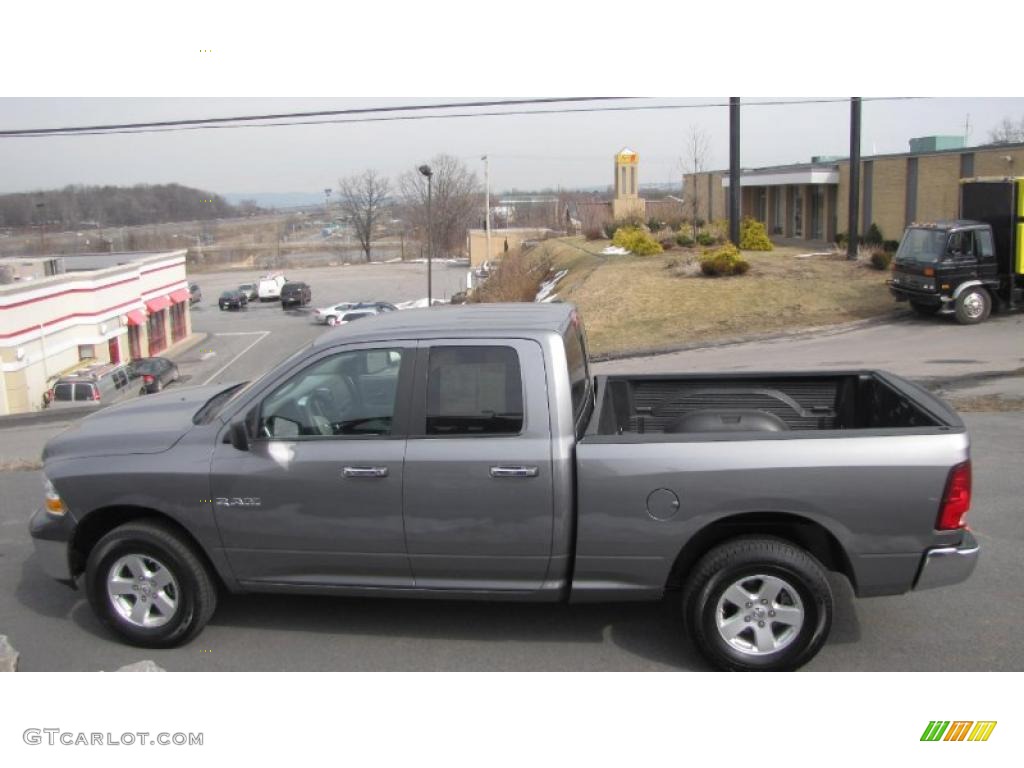 2009 Ram 1500 SLT Quad Cab 4x4 - Mineral Gray Metallic / Dark Slate/Medium Graystone photo #5