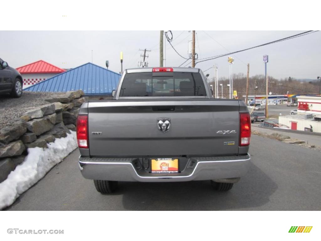 2009 Ram 1500 SLT Quad Cab 4x4 - Mineral Gray Metallic / Dark Slate/Medium Graystone photo #7