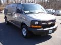 2009 Graystone Metallic Chevrolet Express 2500 Extended Cargo Van  photo #3