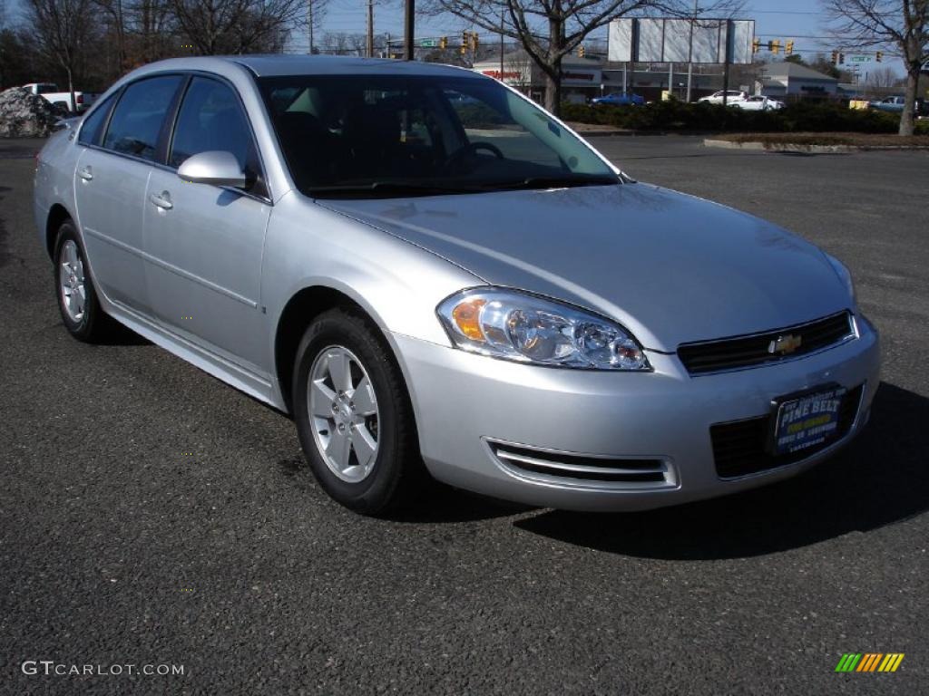 2009 Impala LT - Silver Ice Metallic / Ebony photo #3