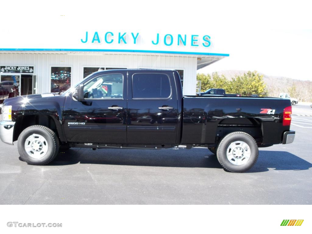 2010 Silverado 2500HD LT Crew Cab 4x4 - Black / Ebony photo #1