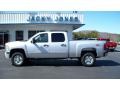 2010 Sheer Silver Metallic Chevrolet Silverado 2500HD LT Crew Cab 4x4  photo #1