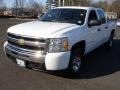 2009 Summit White Chevrolet Silverado 1500 LT Crew Cab 4x4  photo #1