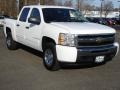 2009 Summit White Chevrolet Silverado 1500 LT Crew Cab 4x4  photo #3