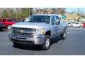 2010 Sheer Silver Metallic Chevrolet Silverado 2500HD LT Crew Cab 4x4  photo #12