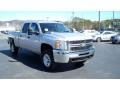 2010 Sheer Silver Metallic Chevrolet Silverado 2500HD LT Crew Cab 4x4  photo #17