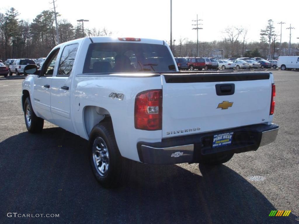 2009 Silverado 1500 LT Crew Cab 4x4 - Summit White / Ebony photo #6