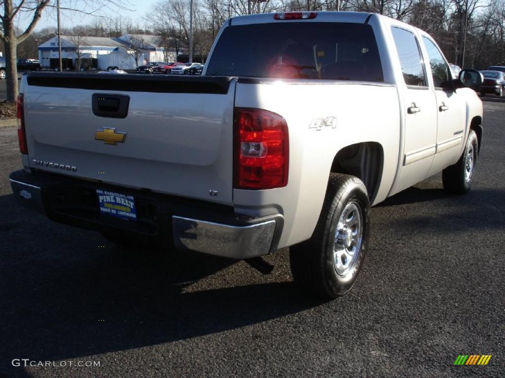 2009 Silverado 1500 LT Crew Cab 4x4 - Silver Birch Metallic / Ebony photo #4