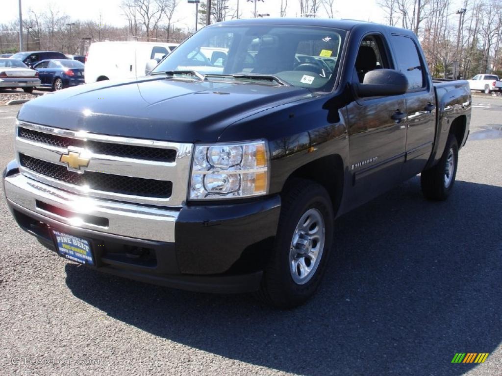 2009 Silverado 1500 LT Crew Cab 4x4 - Black / Ebony photo #1