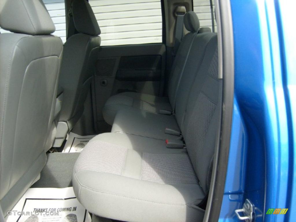2007 Ram 1500 SLT Quad Cab 4x4 - Electric Blue Pearl / Medium Slate Gray photo #13
