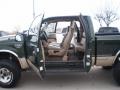 1999 Dark Hunter Green Metallic Ford F250 Super Duty Lariat Extended Cab 4x4  photo #8