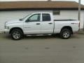 2003 Bright White Dodge Ram 1500 SLT Quad Cab 4x4  photo #2