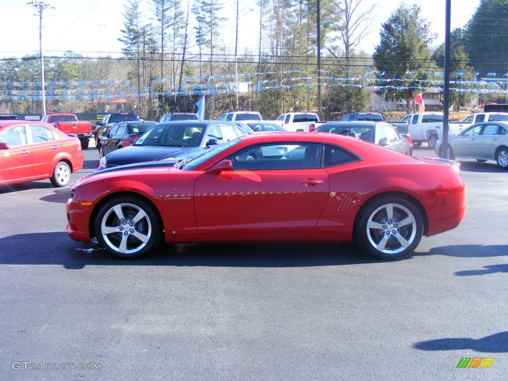 2010 Camaro SS Coupe - Victory Red / Black photo #1