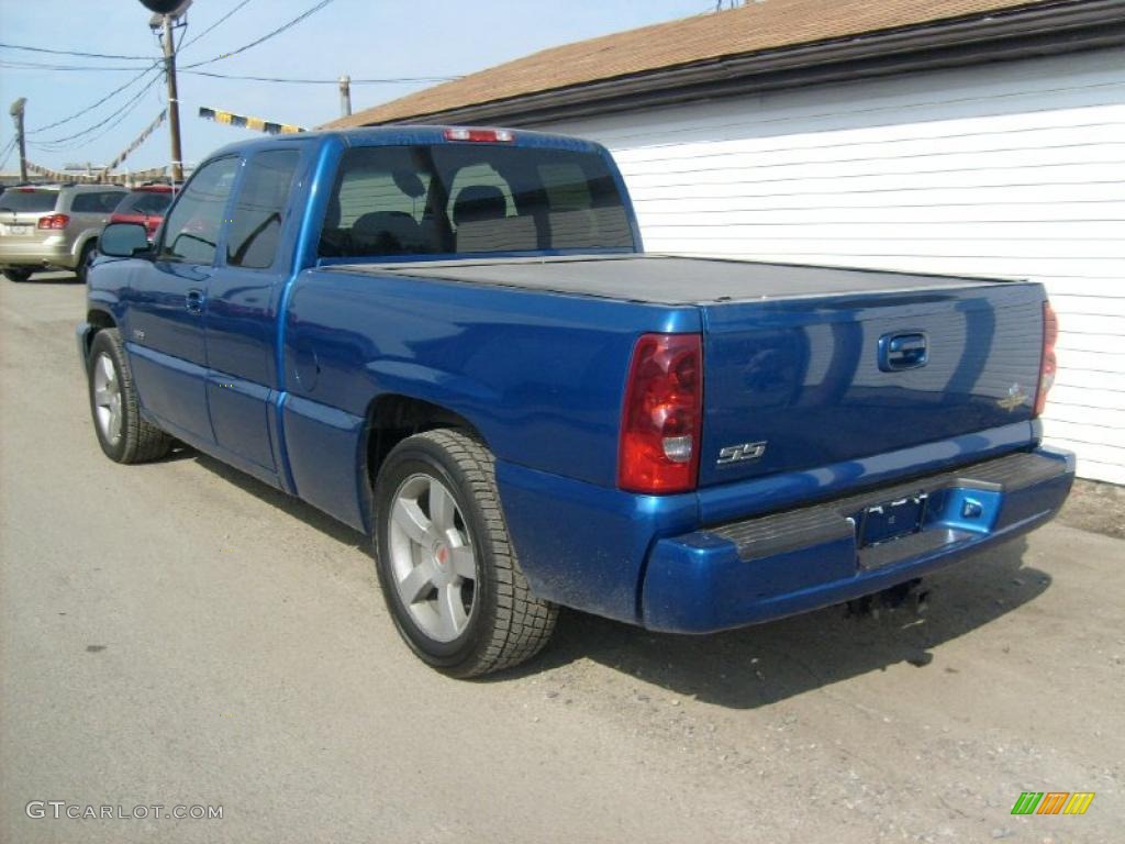 2003 Silverado 1500 SS Extended Cab AWD - Arrival Blue Metallic / Dark Charcoal photo #3