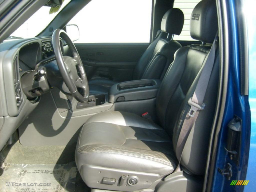 2003 Silverado 1500 SS Extended Cab AWD - Arrival Blue Metallic / Dark Charcoal photo #9