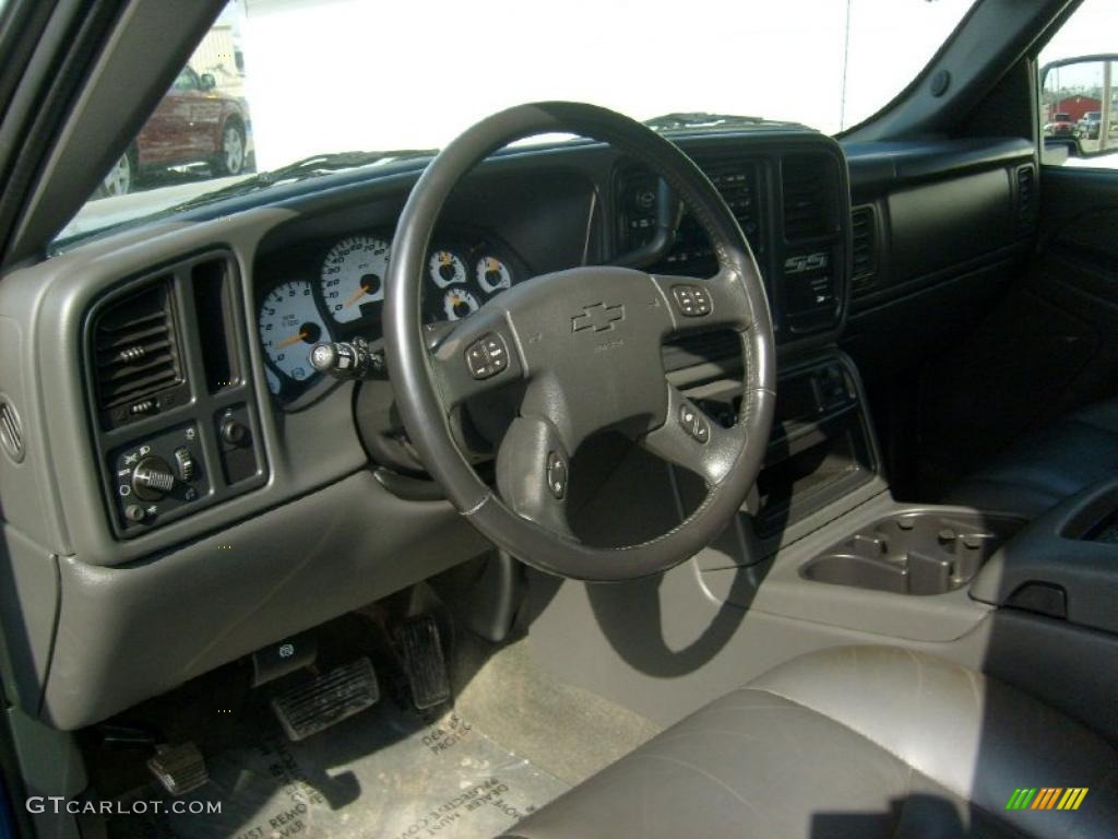 2003 Silverado 1500 SS Extended Cab AWD - Arrival Blue Metallic / Dark Charcoal photo #10