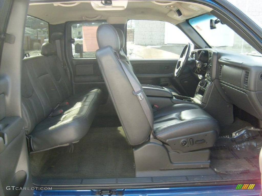 2003 Silverado 1500 SS Extended Cab AWD - Arrival Blue Metallic / Dark Charcoal photo #17