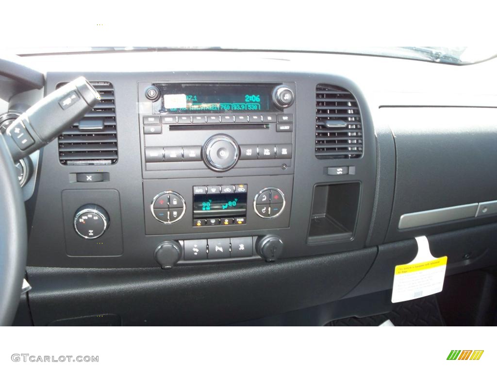 2010 Sierra 1500 SLE Extended Cab 4x4 - Summit White / Ebony photo #8