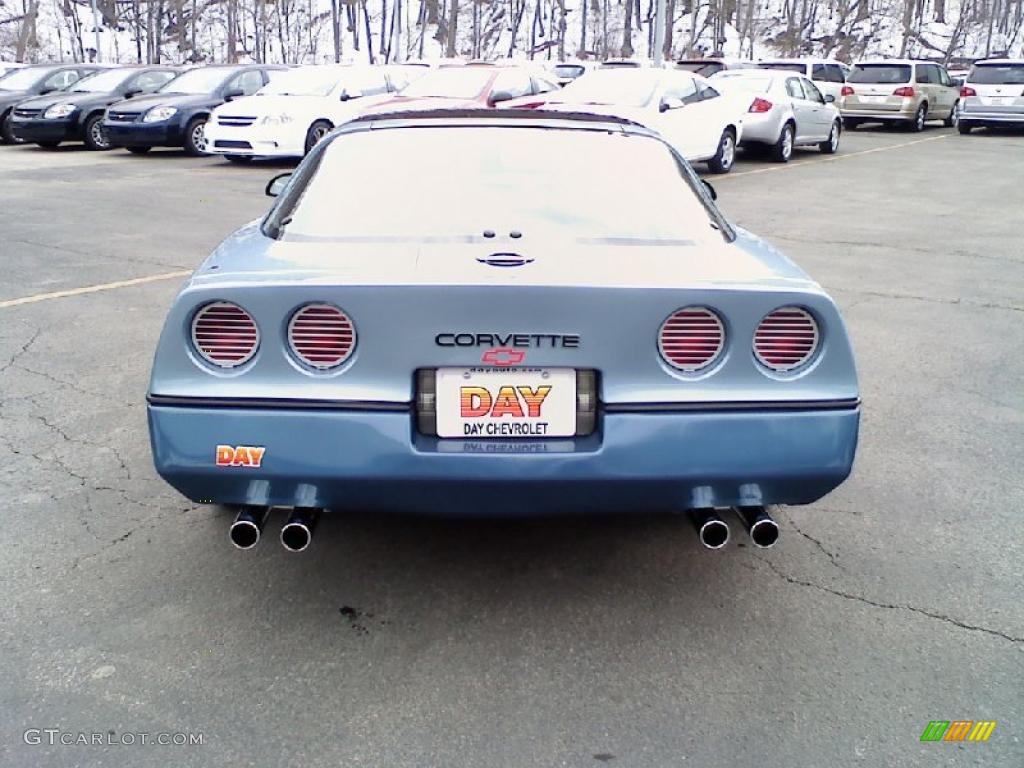 1985 Corvette Coupe - Light Blue Metallic / Medium Blue photo #5
