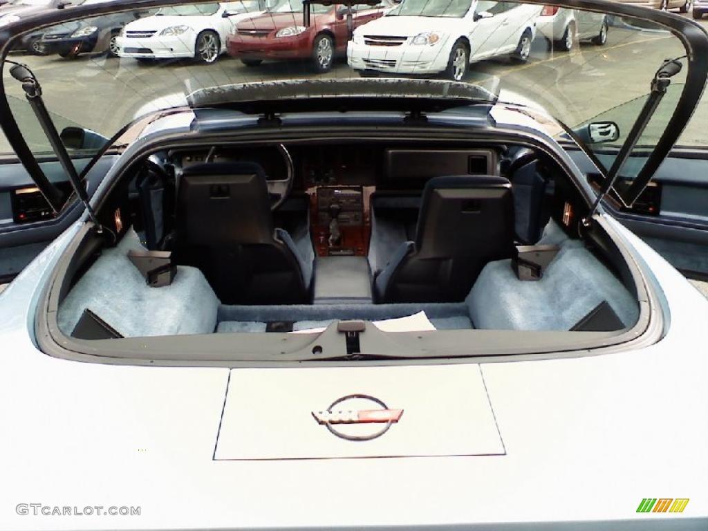 1985 Corvette Coupe - Light Blue Metallic / Medium Blue photo #10