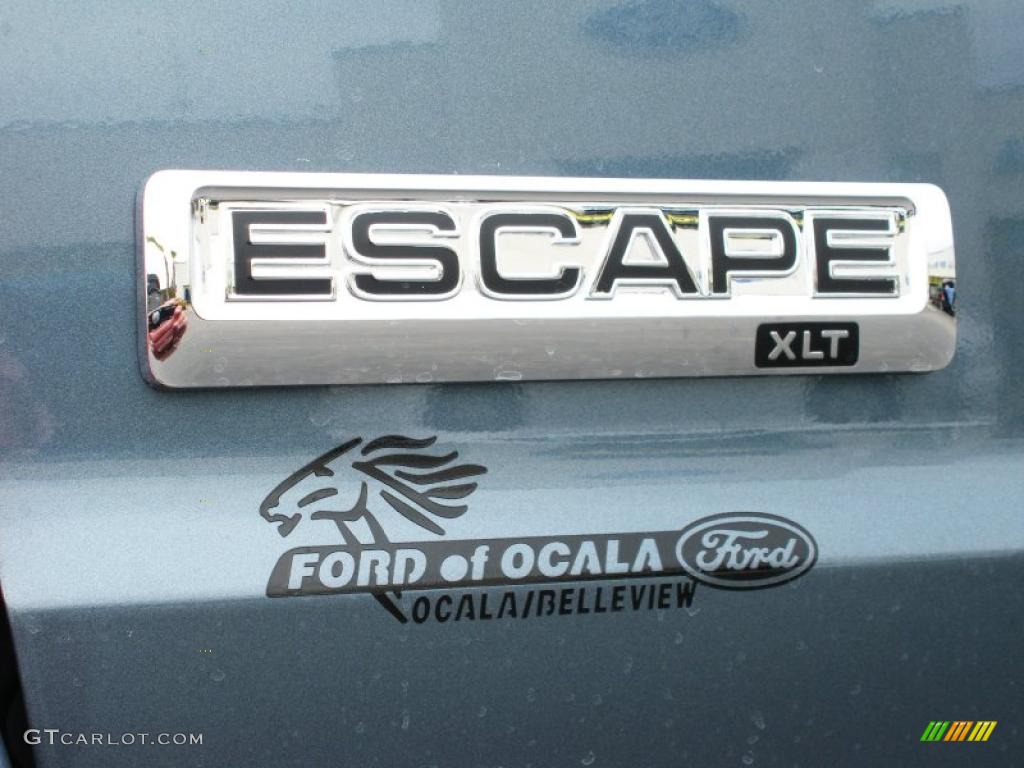 2010 Escape XLT V6 - Steel Blue Metallic / Camel photo #4