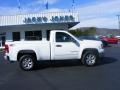 2008 Summit White GMC Sierra 1500 SLE Regular Cab 4x4  photo #1