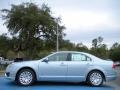 2010 Light Ice Blue Metallic Ford Fusion Hybrid  photo #2